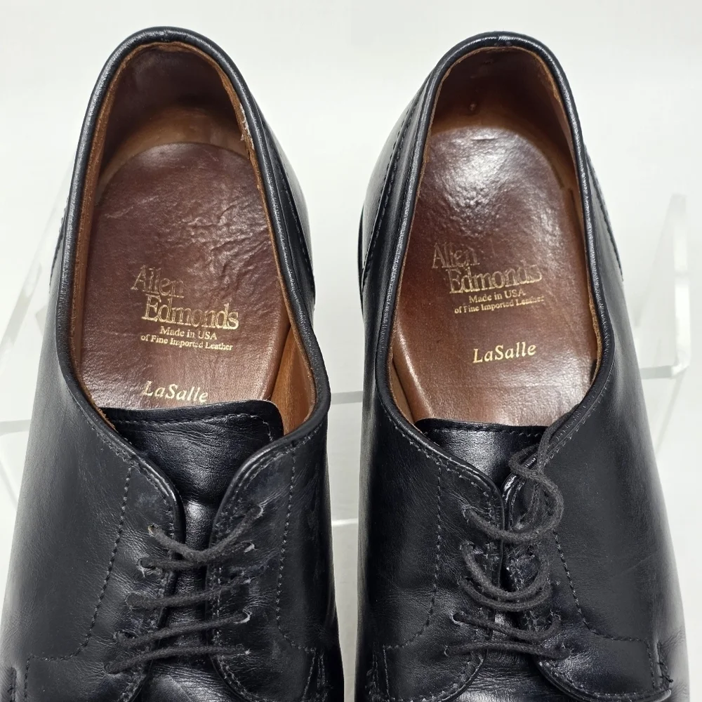 Allen Edmonds Leather Split-Toe Derby LaSalle Dress Shoes 8.5 D Made In USA